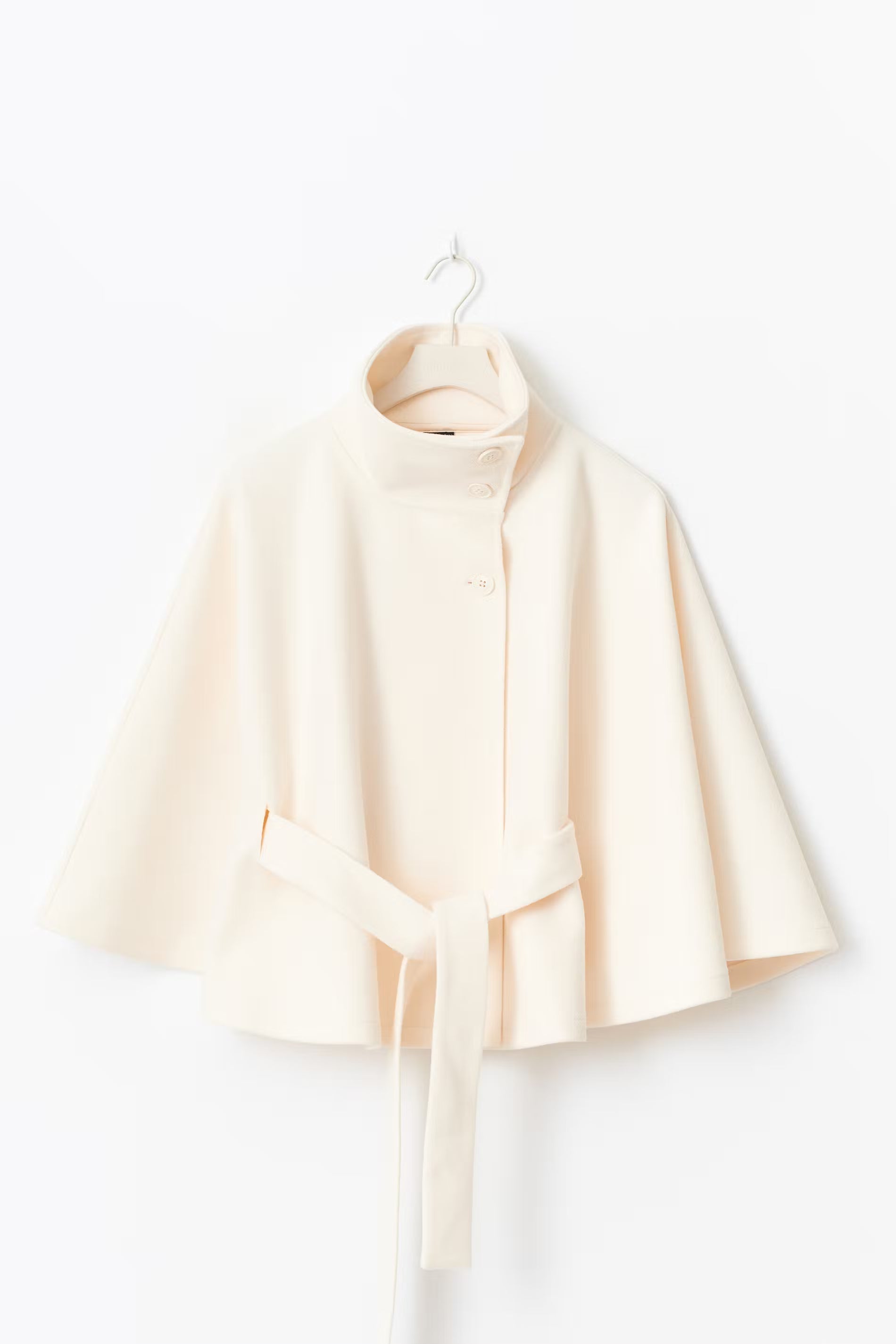 Valentina – Cappotto a mantella con cintura – 9