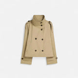 Valeria – Trench corto con collo alto – 1