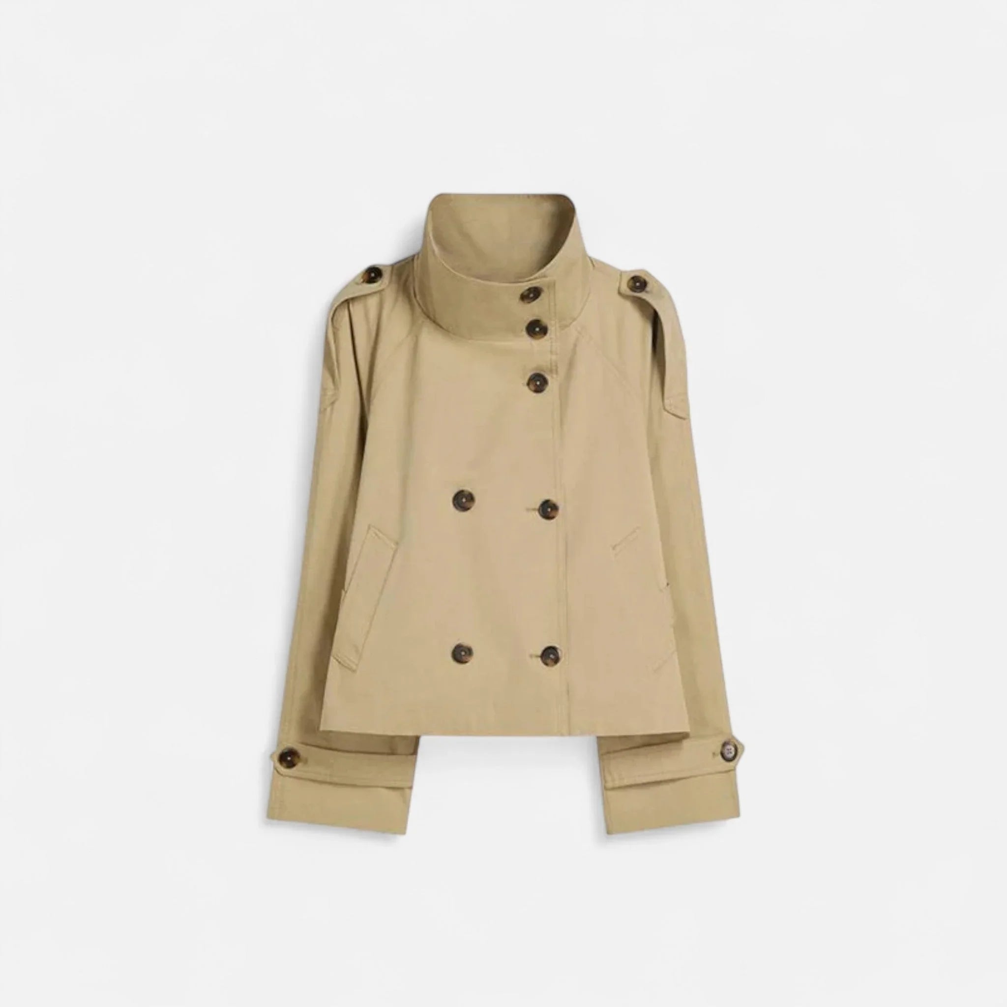 Valeria – Trench corto con collo alto – 1