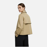 Valeria – Trench corto con collo alto – 3