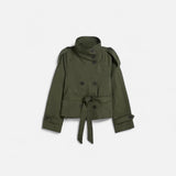 Valeria – Trench corto con collo alto – 5