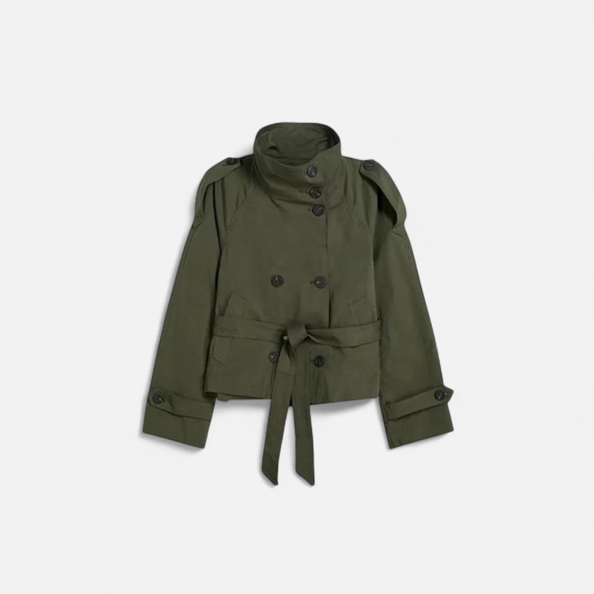 Valeria – Trench corto con collo alto – 5