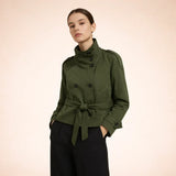Valeria – Trench corto con collo alto – 6
