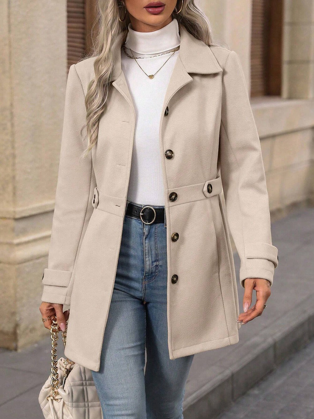 Vanna – Trench classico avvitato con cintura – 2