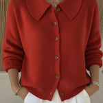 Vega | Cardigan con collo a camicia