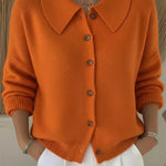Vega | Cardigan con collo a camicia