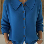 Vega | Cardigan con collo a camicia