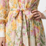 Cressida | Abito Maxi Floreale a Maniche Lunghe