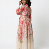 Cressida | Abito Maxi Floreale a Maniche Lunghe