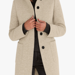 Viola – Cappotto con collo alto – 1