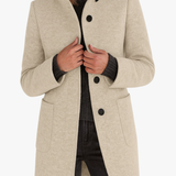 Viola – Cappotto con collo alto – 1