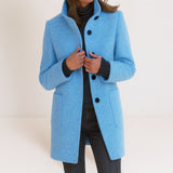 Viola – Cappotto con collo alto – 11