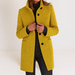 Viola – Cappotto con collo alto – 12