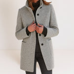 Viola – Cappotto con collo alto – 3