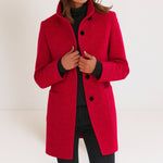 Viola – Cappotto con collo alto – 7