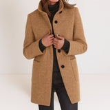 Viola – Cappotto con collo alto – 8