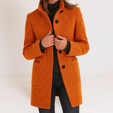 Viola – Cappotto con collo alto – 9