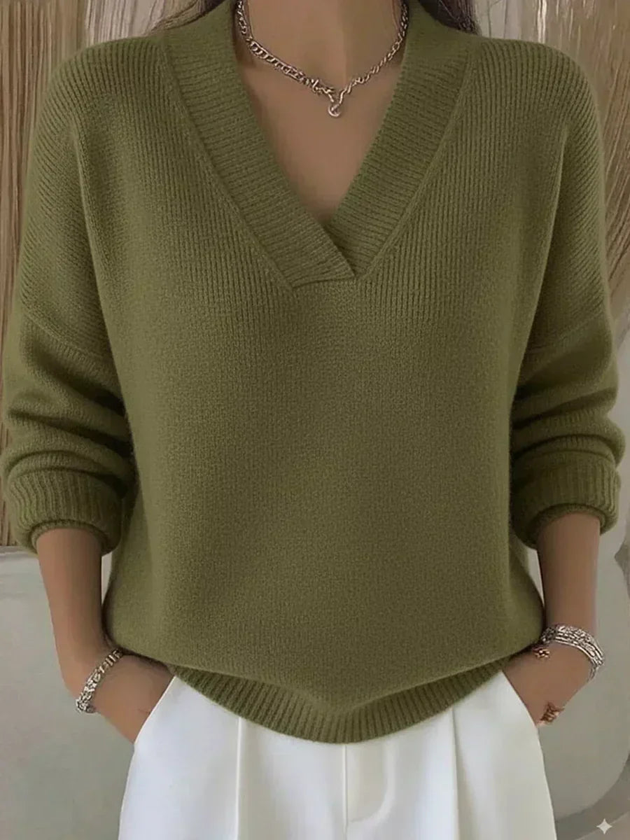 Violeta | Maglione ampio con scollo a V