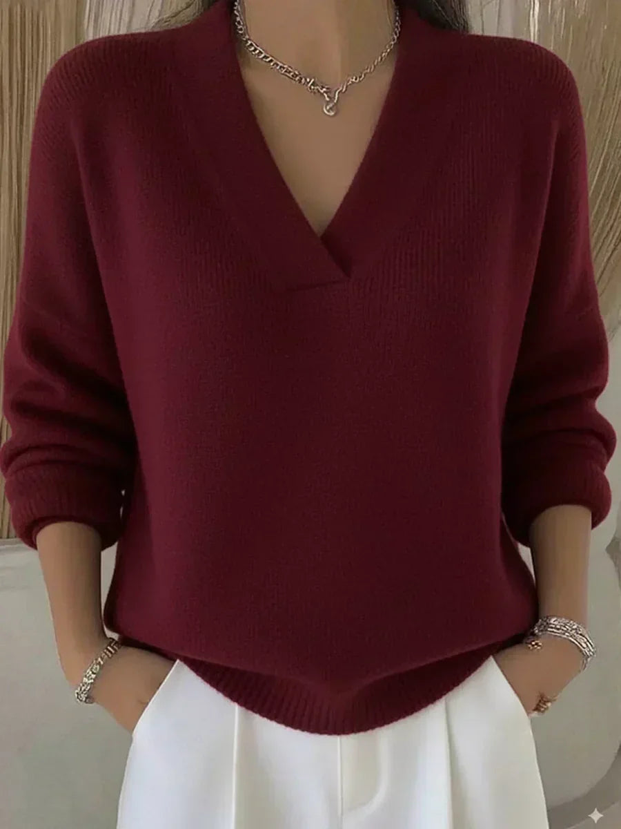 Violeta | Maglione ampio con scollo a V