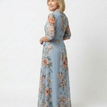 Elowen | Abito Maxi Floreale con Scollo a V