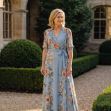Elowen | Abito Maxi Floreale con Scollo a V