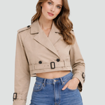 Zelia – Trench corto con cintura – 1