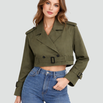 Zelia – Trench corto con cintura – 2