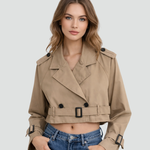 Zelia – Trench corto con cintura – 6
