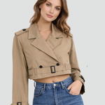 Zelia – Trench corto con cintura – 7