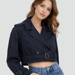 Zelia – Trench corto con cintura – 8