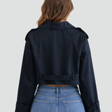 Zelia – Trench corto con cintura – 9